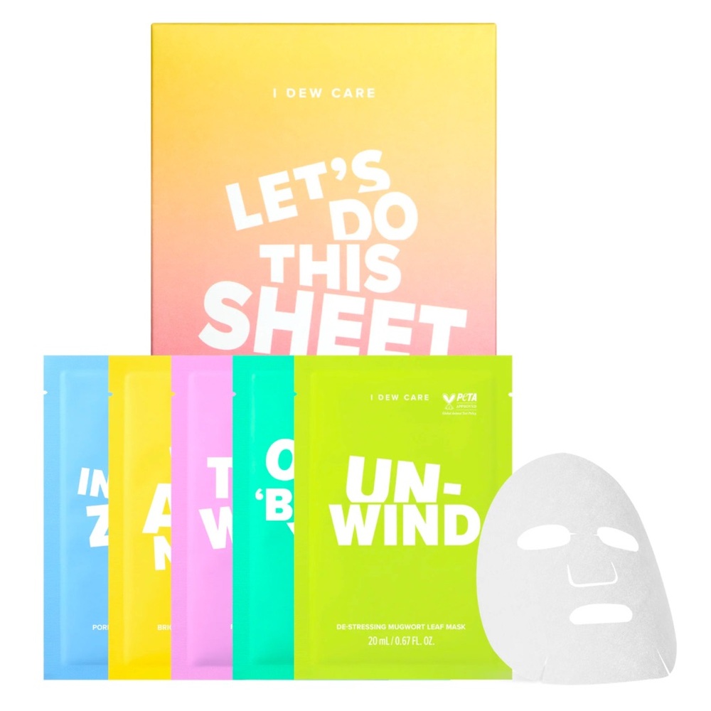 DEW CARE LET'S DO THIS SHEET 5 - DAY SHEET MASK SET